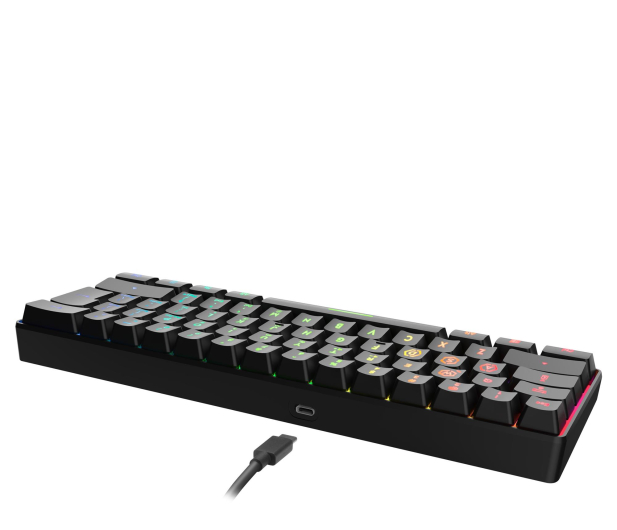 SPEEDLINK LETOS RGB 60% Gaming black SL-670014-BK-US - 1487168 - zdjęcie 3